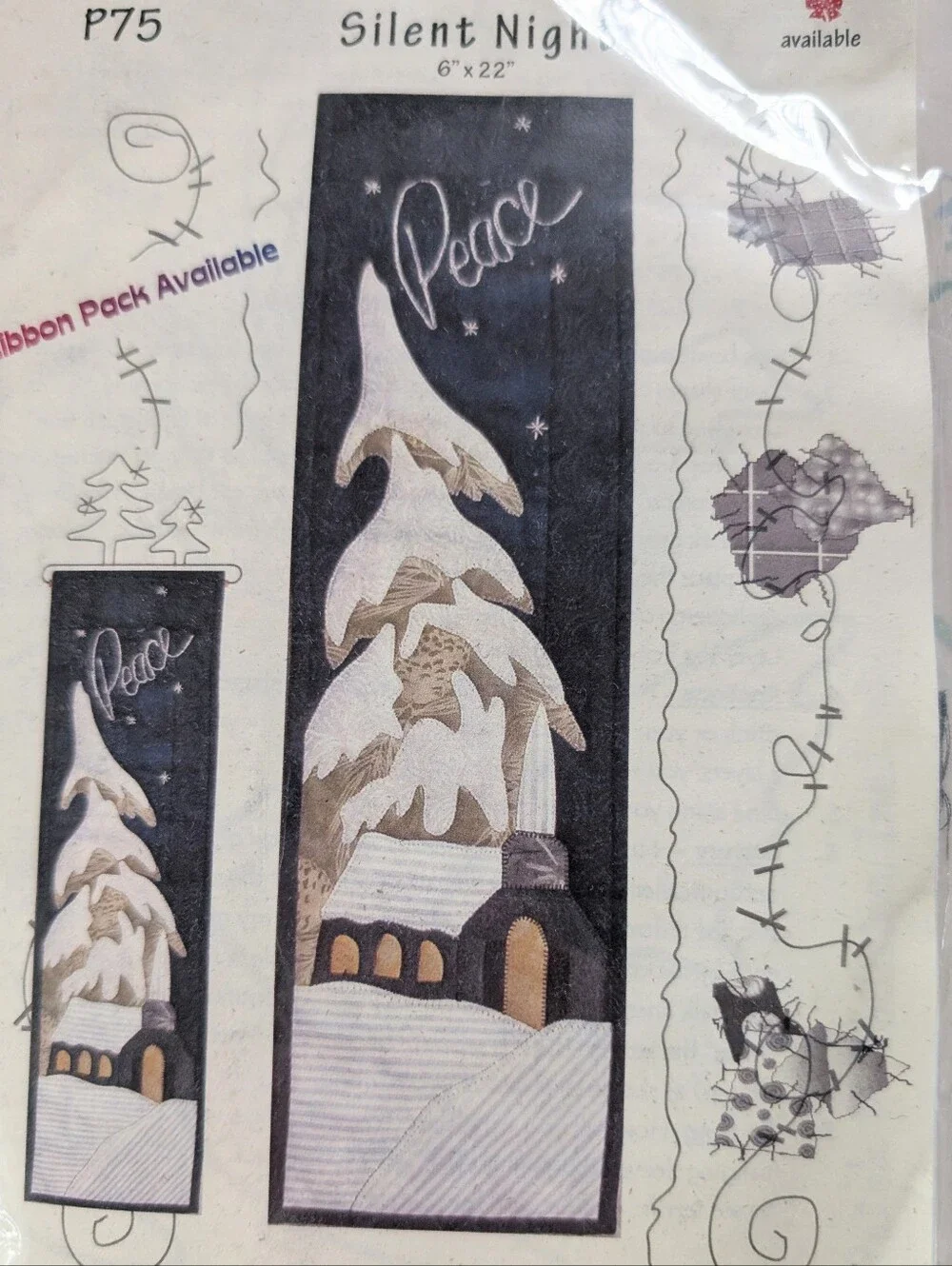 Patch Abilities Silent Night Quilted Wall Hanging Kit NEW Christmas Holiday DIY
